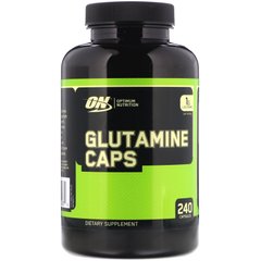 Глютамін, Optimum Nutrition, 1000 мг, 240 капсул
