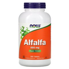 Люцерна Now Foods (Alfalfa) 650 мг 500 таблеток купить в Киеве и Украине