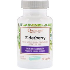 Бузина - імунний захист Quantum Health (Elderberry) 60 капсул