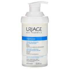 Відновлювальний крем проти подразнення, без ароматизаторів, Xemose, Lipid-Replenishing Anti-Irritation Cream, Fragrance-Free, Uriage, 400 мл