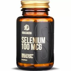 Селен Grassberg (Selenium) 100 мкг 60 капсул купить в Киеве и Украине