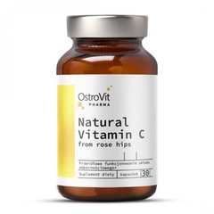 Витамин С с шиповником OstroVit (Pharma Elite Vitamin C From Rose Hips) 30 капсул купить в Киеве и Украине