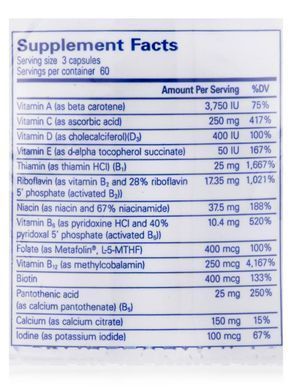 Поліфенолові поживні речовини з метафоліном Pure Encapsulations (Polyphenol Nutrients L-5-MTHF) 180 капсул
