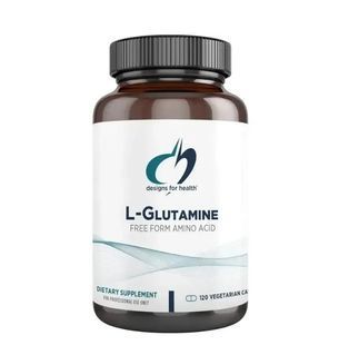 L-глутамин здоровая барьерная функция кишечника Designs for Health (L-Glutamine) 120 капсул купить в Киеве и Украине
