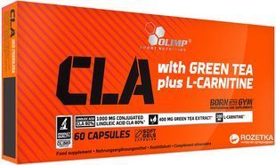 Olimp, CLA with Green Tea plus L-Carnitine sport edition, 60 капсул купить в Киеве и Украине