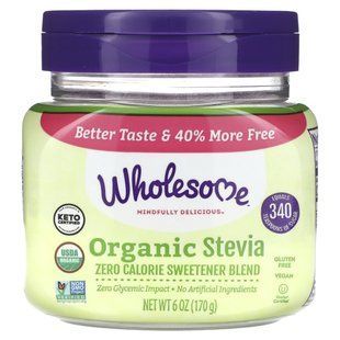 Organic stevia, Wholesome Sweeteners, Inc., 170 g