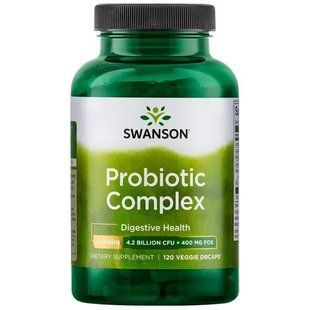 Probiotic Complex, Swanson, 4 billion CFU 120 capsules