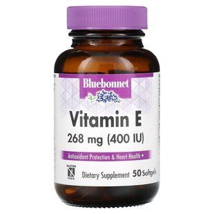 Vitamin E Bluebonnet Nutrition (Vitamin E) 400 IU 50 capsules