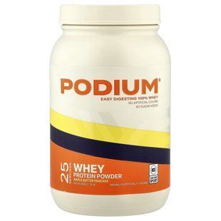 Podium Nutrition, сывороточный протеин в порошке, со вкусом блинов с кленовым маслом, 800 г (1,76 фунта) купить в Киеве и Украине