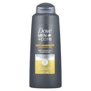 Dove, Men + Care, Anti-Dandruff 2-In-1 Shampoo + Conditioner, Pine & Citrus, 20.4 fl oz (603 ml) купить в Киеве и Украине