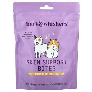 Dr. Mercola, Skin Support Bites, For Dogs & Cats, White Cheddar , 6.34 oz (180 g) купить в Киеве и Украине