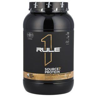 Rule One Proteins, Source7 Protein Powder Drink Mix, Chocolate Peanut Butter, 2.01 lb (913 g) купить в Киеве и Украине