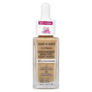 wet n wild, Barefocus, Niacinamide Skin Tint, 1116092 Light, 1.08 fl oz (32 ml)