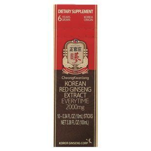 Extract of Korean Red Ginseng Cheong Kwan Jang 2000 mg 10 sticks