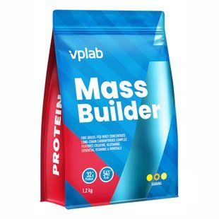 Сывороточный протеин со вкусом банана VPLab (Mass Builder) 1,2 кг купить в Киеве и Украине