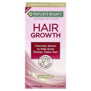 Nature's Bounty, Optimal Solutions&reg;, Hair Growth, 30 Capsules купить в Киеве и Украине