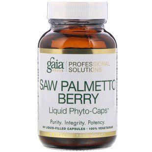 Со Пальметто Gaia Herbs Professional Solutions (Saw Palmetto) 60 капсул купить в Киеве и Украине