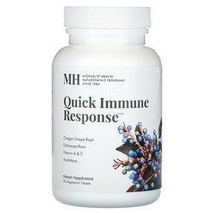 Michael's Naturopathic, Швидкий імунітет, 90 вегетаріанських таблеток