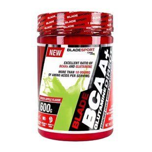 Blade Sport, BCAA + Glutamine Direct, 600 g, green apple купить в Киеве и Украине