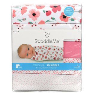 Summer Infant, SwaddleMe, Оригинальное пеленание, Small Medium, 0&ndash;3 месяцев, Цветочный, 5 упаковок купить в Киеве и Украине