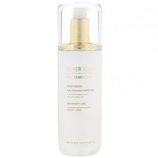 Зволожуючий крем, Super Aqua, Cell Renew Snail, Moisturizer, Missha, 4,39 рідкої унції (130 мл)