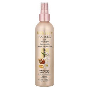 Biosilk, Silk Therapy&reg;, Detangling & Shine Spray, For Dogs, Jasmine & Honey, 8 fl oz (237 ml) купить в Киеве и Украине