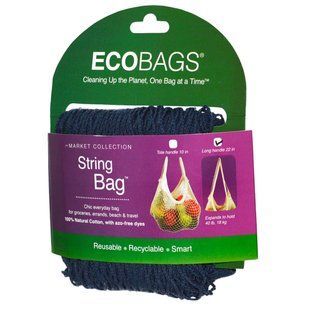 Сумка-авоська ECOBAGS (Market Collection) довжина ручок 56 см 1 шт синя купить в Киеве и Украине