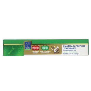 Зубная паста Манука и Прополис Manuka Health (Toothpaste) 100 г купить в Киеве и Украине