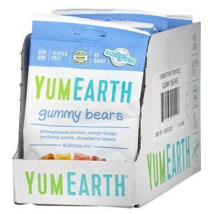 Gummy bears assorted flavors YumEarth (Gummy Bears) 12 packs of 71 g