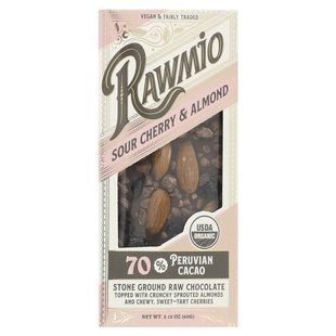 Rawmio, Stone Ground Raw Chocolate, Sour Cherry & Almond, 2.12 oz (60 g) купить в Киеве и Украине
