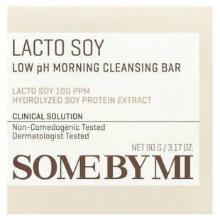 SOME BY MI, Lacto Soy, Low pH Morning Cleansing Bar, 3.17 oz (90 g) купить в Киеве и Украине