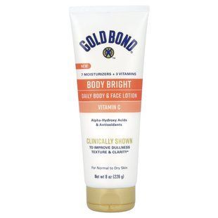 Gold Bond, Body Bright, Daily Body & Face Lotion, For Normal to Dry Skin, 8 oz (226 g) купить в Киеве и Украине