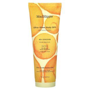 Mad Hippie Skin Care Products, Ultra-Sheer Body SPF 40+, 4 жидких унции (118 мл) купить в Киеве и Украине