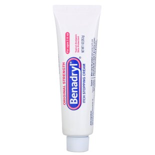 Крем от зуда, для детей 2+, Original Strength, Itch Stopping Cream, Ages 2+, Benadryl, 28,3 г купить в Киеве и Украине