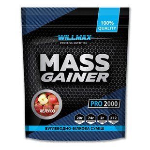 Willmax, Mass Gainer, 2 kg, яблуко