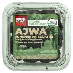 Natural Delights, финики аджва аль-медина, 198 г (7 унций) купить в Киеве и Украине