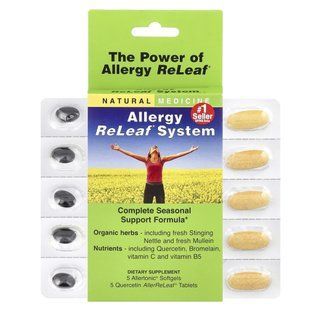Herbs Etc., Allergy ReLeaf&reg; System, 5 Softgels/5 Tablets