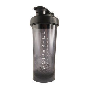 Powerful Progress, Shaker With Metall Ball, 600 ml, black купить в Киеве и Украине