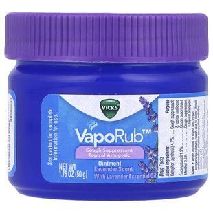 Vicks, VapoRub, мазь с лавандой, 50 г (1,76 унции) купить в Киеве и Украине