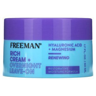 Freeman Beauty, Rich Cream + Overnight Leave-On, 1.7 fl. oz. (50 ml) купить в Киеве и Украине