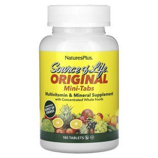 Мультивитамины Nature's Plus (Source Of Life) 180 мини таблеток купить в Киеве и Украине