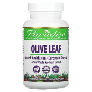 Экстракт оливковых листьев Paradise Herbs (Olive Leaves) 250 мг 120 капсул купить в Киеве и Украине