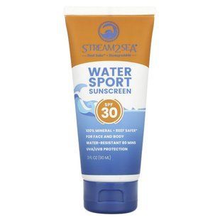Stream2Sea, Water Sport Sunscreen, SPF 30, Fragrance Free, 3 fl oz (90 ml) купить в Киеве и Украине