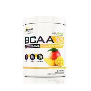 Амінокислоти BCAA Genius Nutrition (BCAA-X5) 360 г Манго