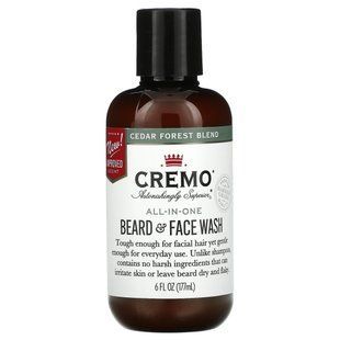 Cremo, Universal tool for washing beard and face, cedar forest blend, 6 liquid ounces (177 ml)
