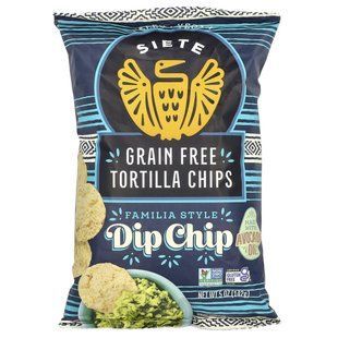 Siete, Grain Free Tortilla Chips, Dip Chip, 5 oz (142 g) купить в Киеве и Украине