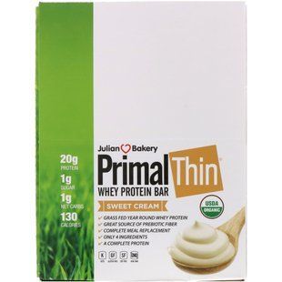 Soy Protein Bars, Sweet Cream, Julian Bakery, 12 bars, 1.43 pounds (648 g)