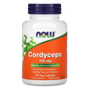 Кордицепс Now Foods (Cordyceps) 750 мг 90 капсул купить в Киеве и Украине