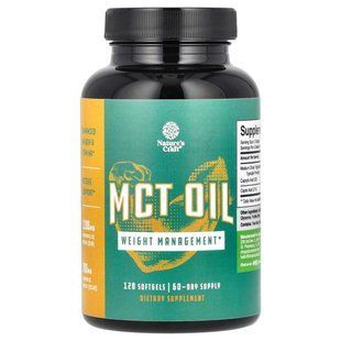 Nature's Craft, MCT Oil, 120 Softgels купить в Киеве и Украине
