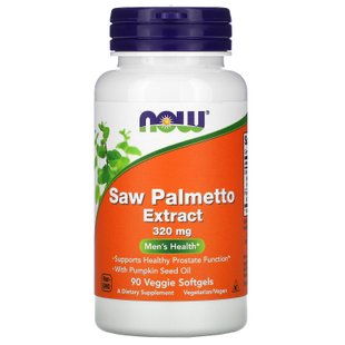 Сереноя Со Пальметто Now Foods (Saw Palmetto Extract) 320 мг 90 растительных капсул купить в Киеве и Украине